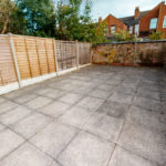 secure rear garden with picnic bench, student house, Coventry, Earlsdon